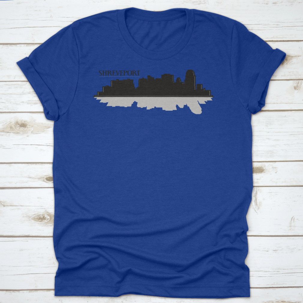 Custom illustration of a downtown city skyline silhouette featuring iconic buildings in a stylish design.