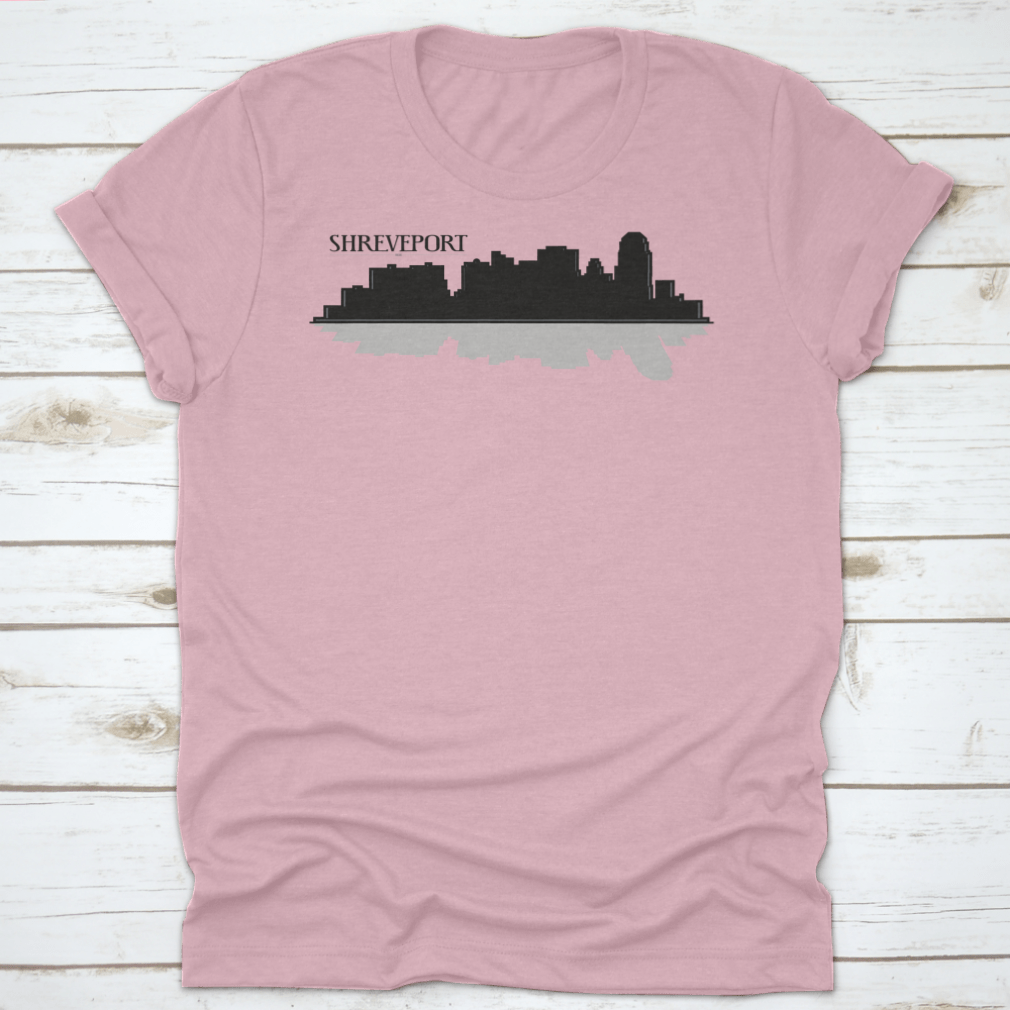Custom illustration of a downtown city skyline silhouette featuring iconic buildings in a stylish design.