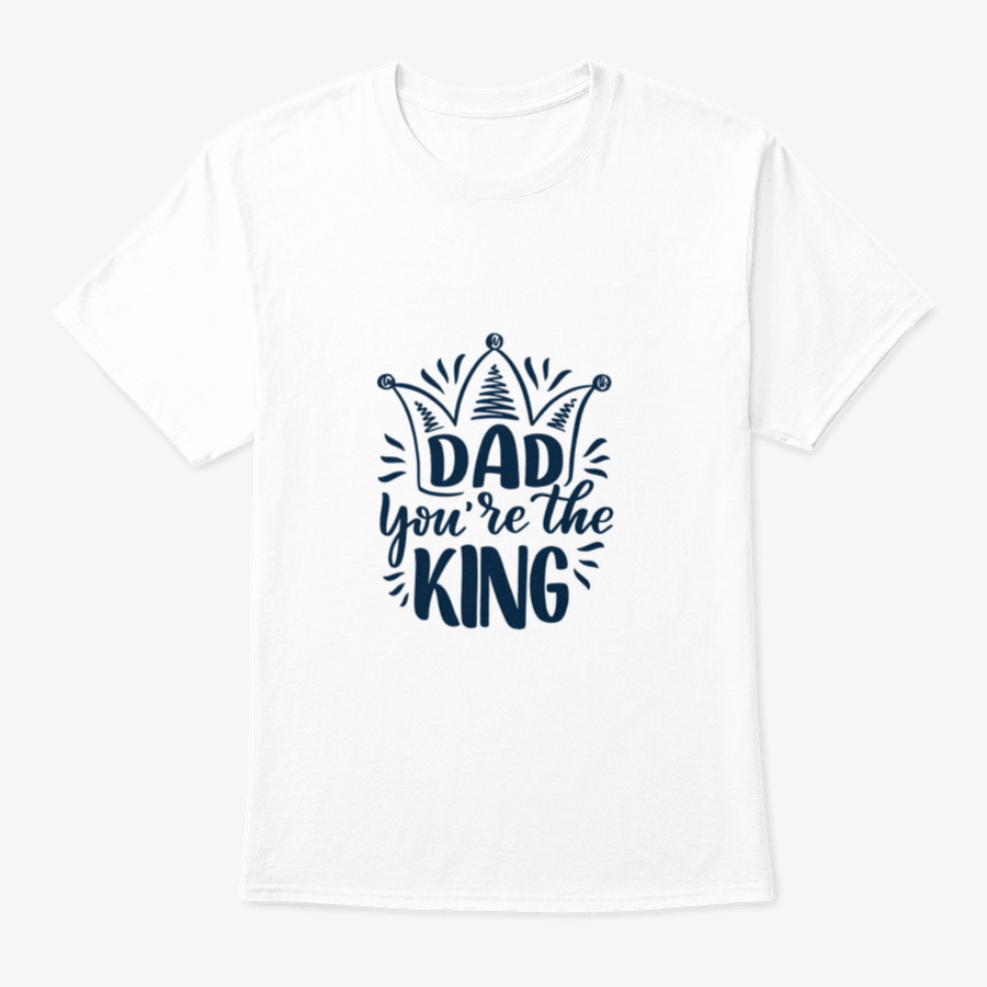 A beautifully designed Father's Day greeting card featuring the text 'Dad You're The King' with inspirational quotes, perfect for celebrating fathers.