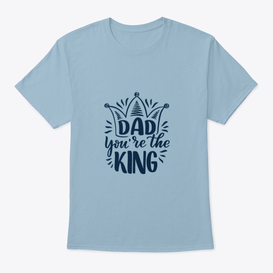 A beautifully designed Father's Day greeting card featuring the text 'Dad You're The King' with inspirational quotes, perfect for celebrating fathers.
