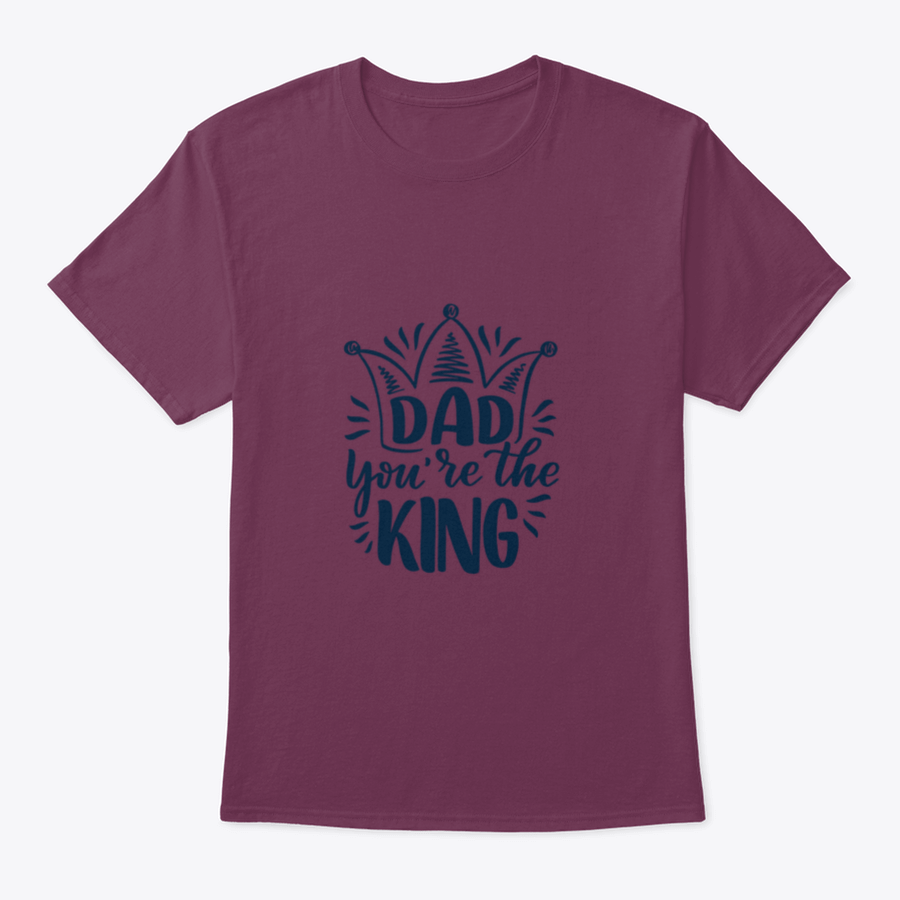 A beautifully designed Father's Day greeting card featuring the text 'Dad You're The King' with inspirational quotes, perfect for celebrating fathers.