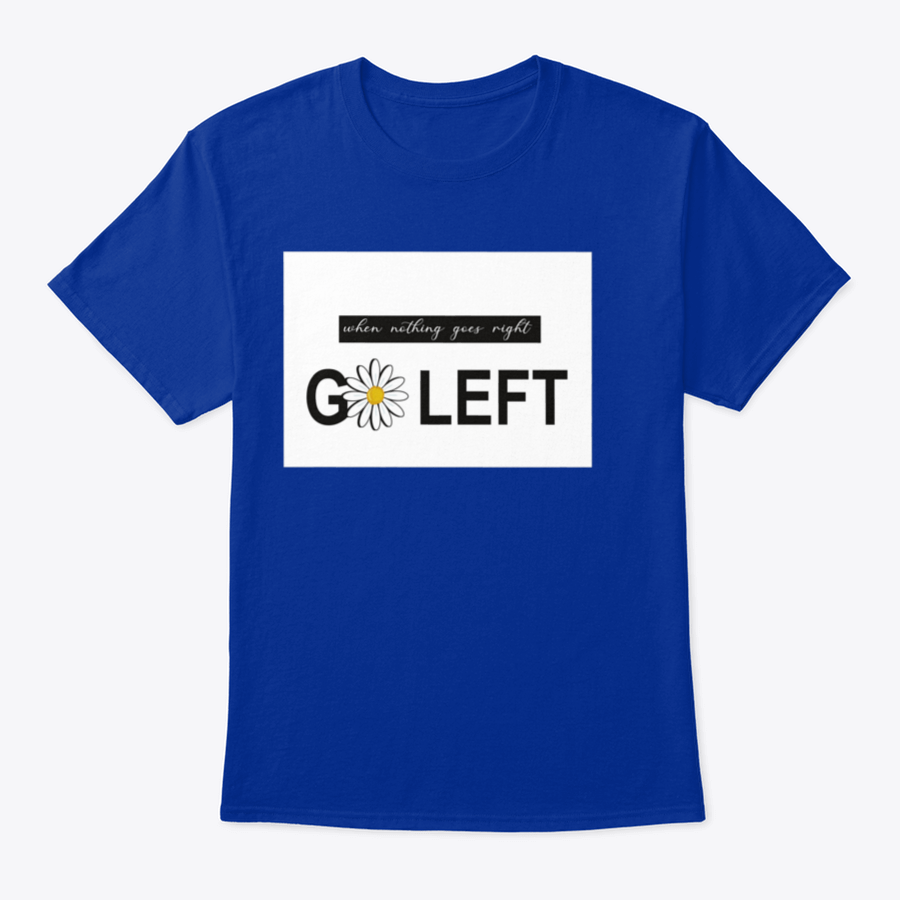 A vibrant t-shirt featuring a positive quote design with daisies and butterflies, showcasing a colorful floral pattern on a soft fabric.