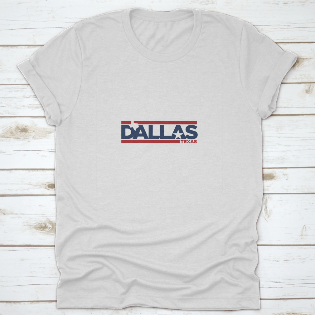 Dallas Texas Logo Design featuring a classic fit, made from 100% cotton, ideal for branding and illustration.