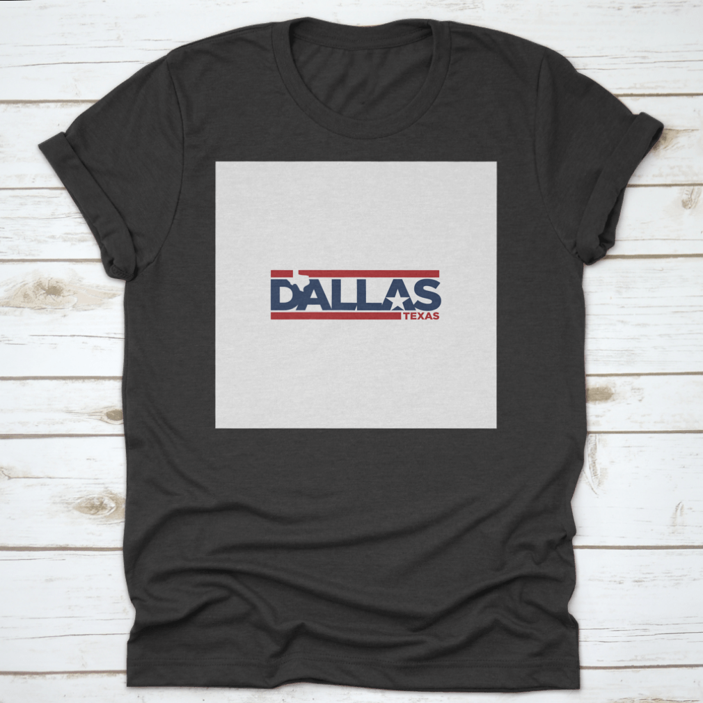 Dallas Texas Logo Design featuring a classic fit, made from 100% cotton, ideal for branding and illustration.