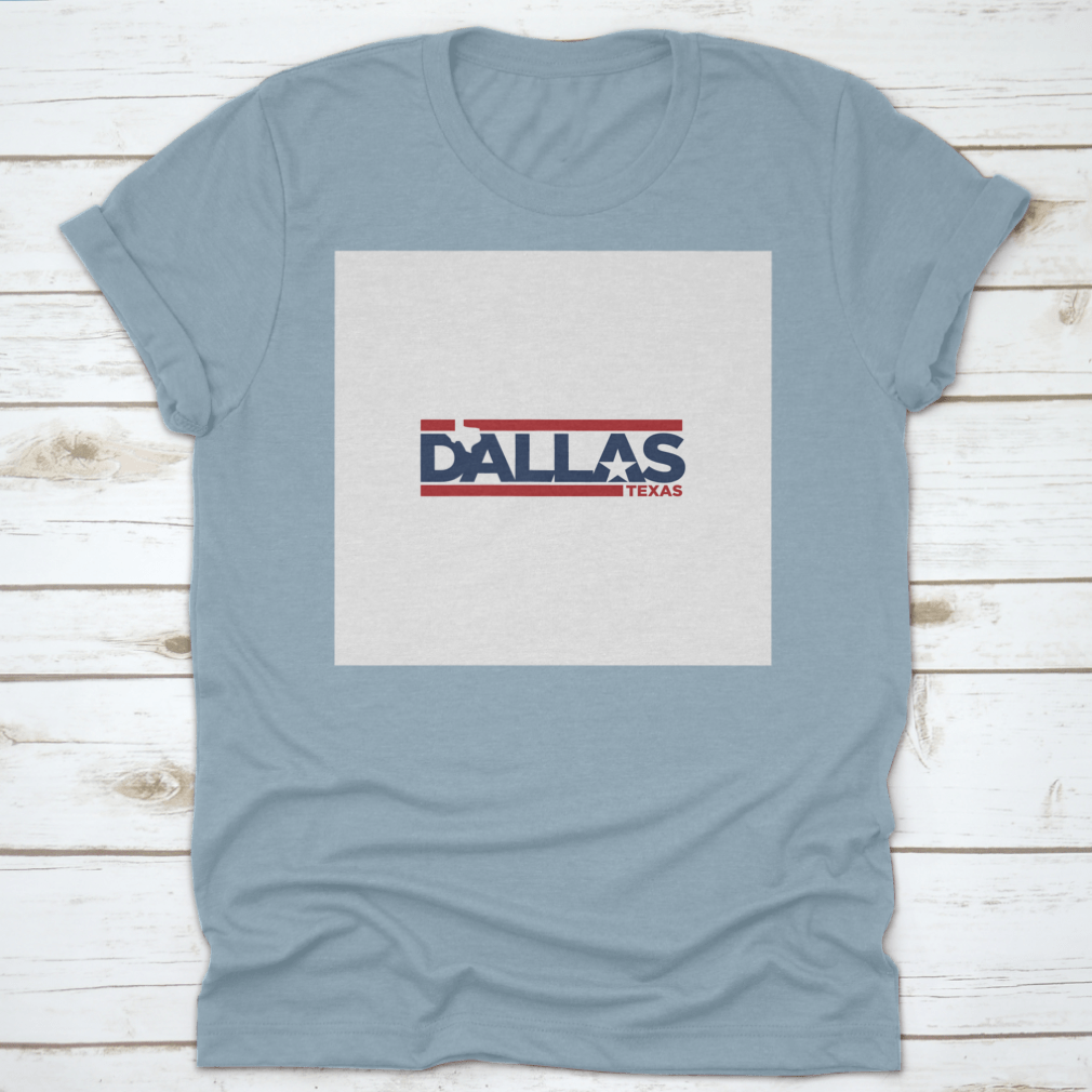 Dallas Texas Logo Design featuring a classic fit, made from 100% cotton, ideal for branding and illustration.