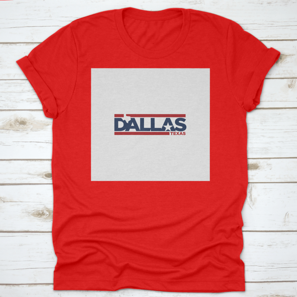 Dallas Texas Logo Design featuring a classic fit, made from 100% cotton, ideal for branding and illustration.
