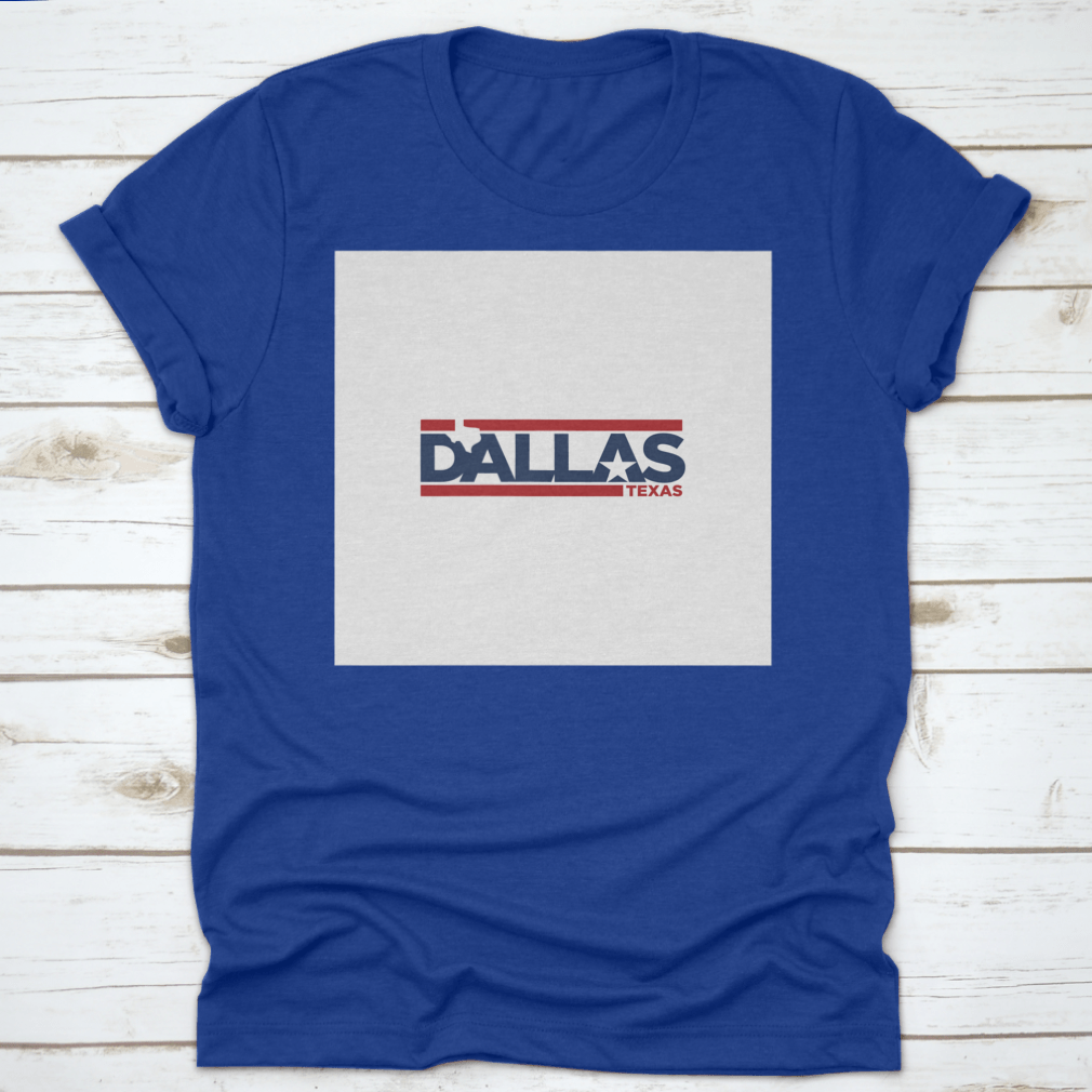 Dallas Texas Logo Design featuring a classic fit, made from 100% cotton, ideal for branding and illustration.