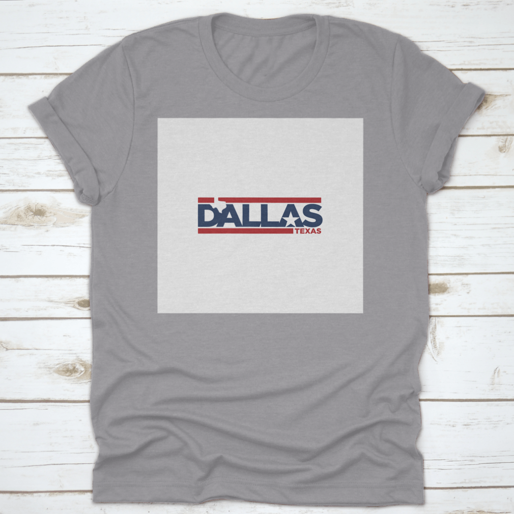 Dallas Texas Logo Design featuring a classic fit, made from 100% cotton, ideal for branding and illustration.