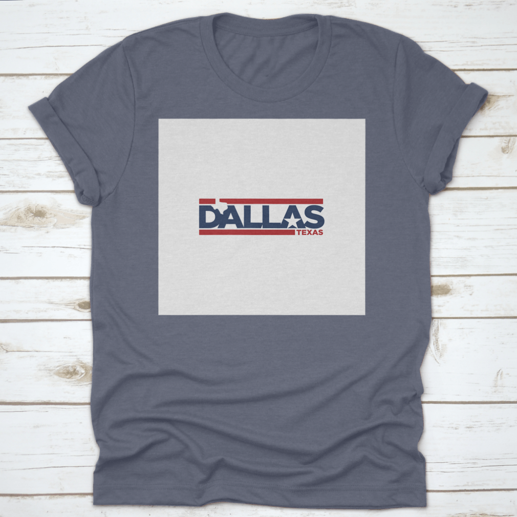 Dallas Texas Logo Design featuring a classic fit, made from 100% cotton, ideal for branding and illustration.