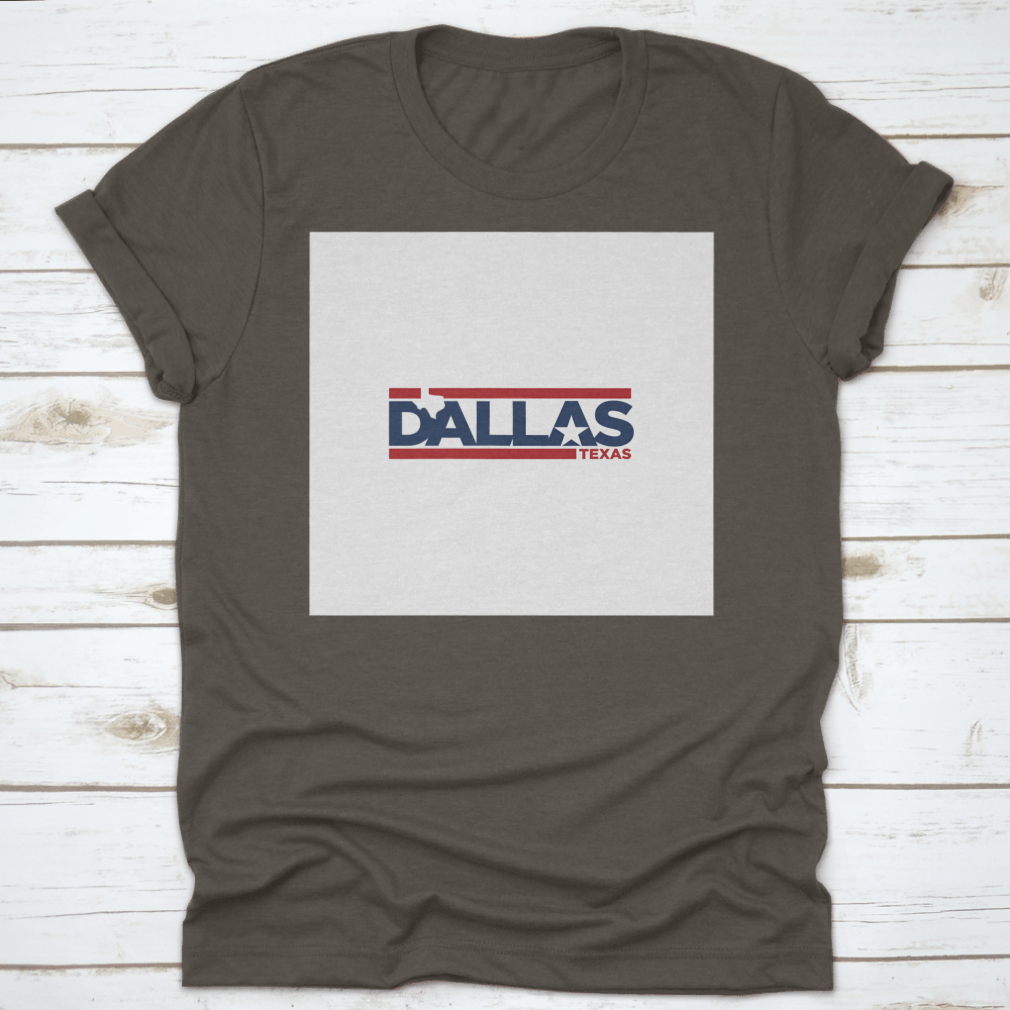 Dallas Texas Logo Design featuring a classic fit, made from 100% cotton, ideal for branding and illustration.