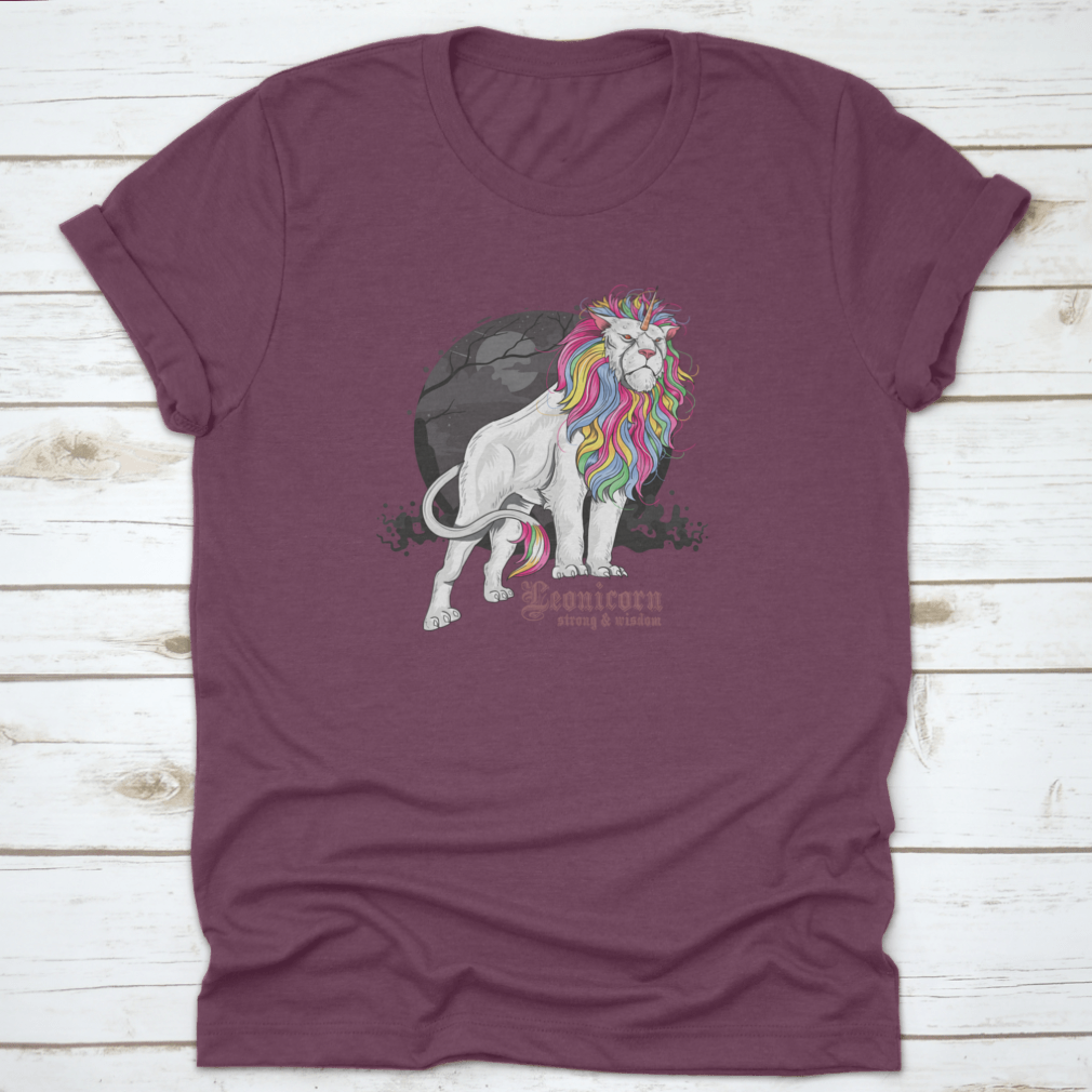 Dazzling Lion T-Shirt featuring a lion graphic and the text 'Strong And Wisdom', showcasing a stylish design for casual wear.