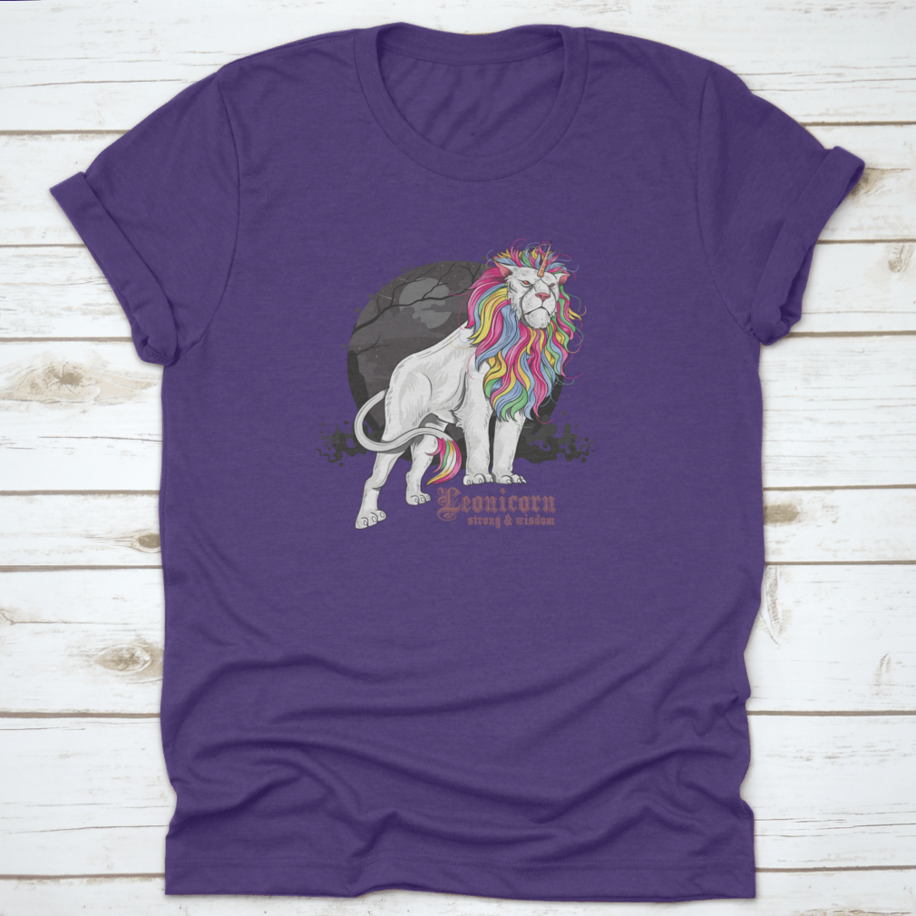 Dazzling Lion T-Shirt featuring a lion graphic and the text 'Strong And Wisdom', showcasing a stylish design for casual wear.