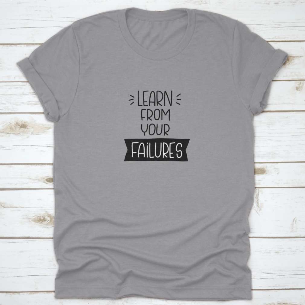 Defeat and Life Experience Quote Vector Design on a comfortable cotton t-shirt, featuring motivational text and a stylish fit.