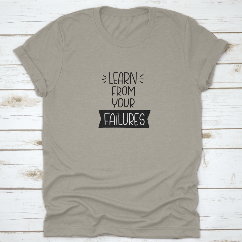 Defeat and Life Experience Quote Vector Design on a comfortable cotton t-shirt, featuring motivational text and a stylish fit.