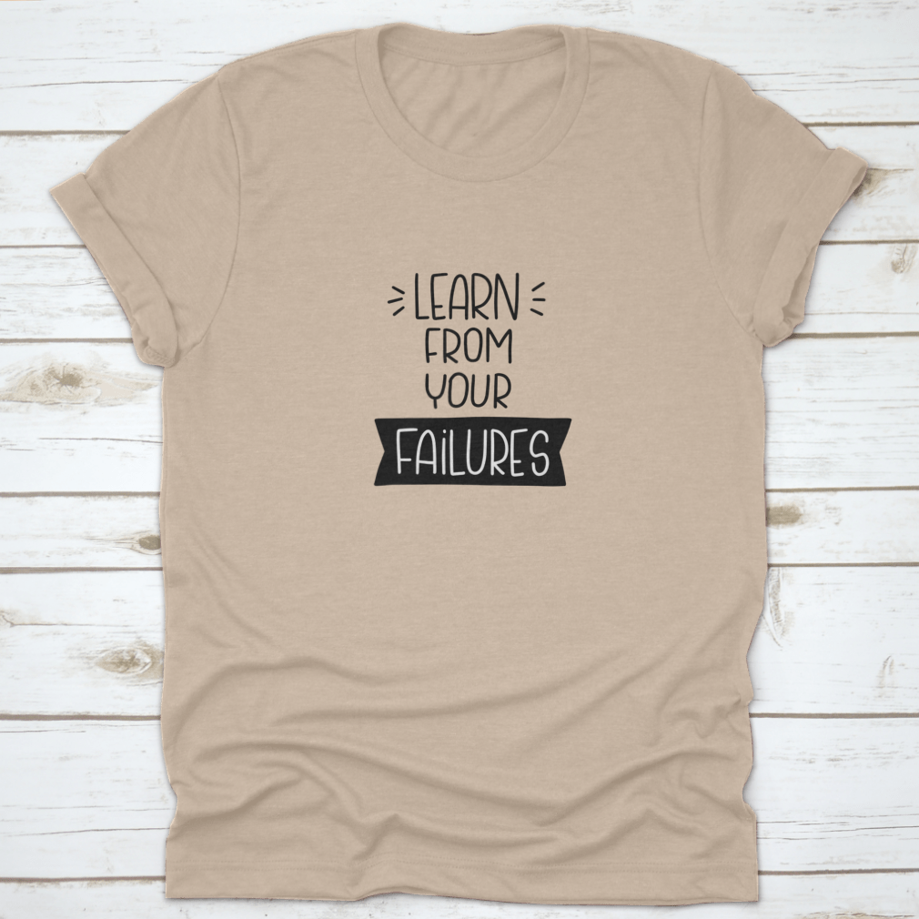Defeat and Life Experience Quote Vector Design on a comfortable cotton t-shirt, featuring motivational text and a stylish fit.