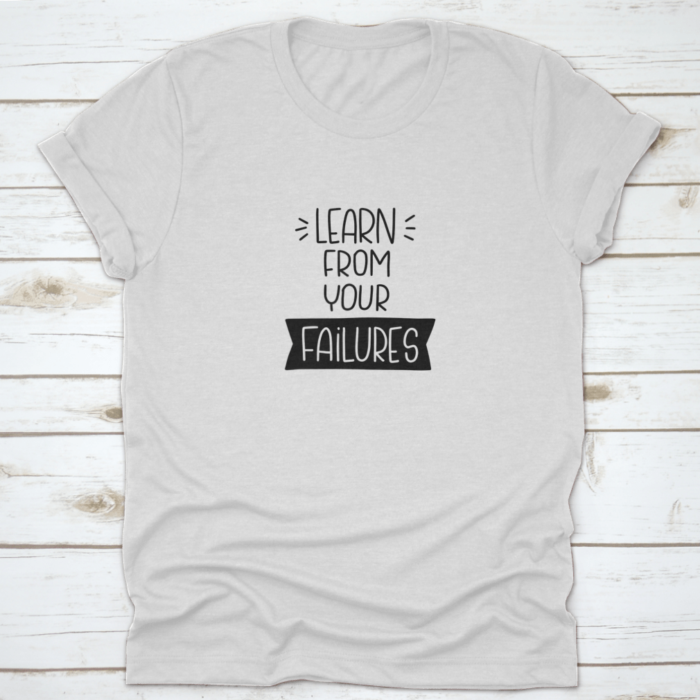 Defeat and Life Experience Quote Vector Design on a comfortable cotton t-shirt, featuring motivational text and a stylish fit.