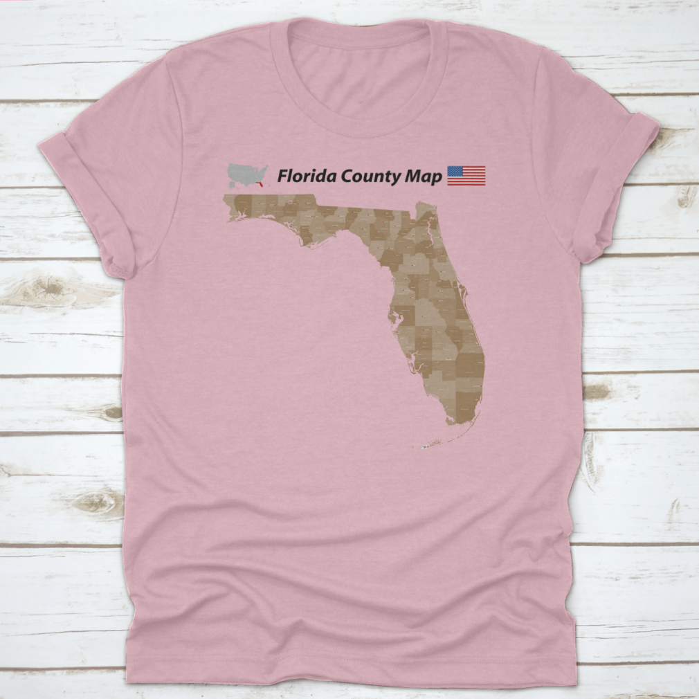 A detailed vector map of Florida showing all counties and major cities, designed for educational and travel purposes.