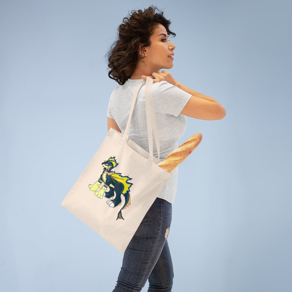 Doffis Tote Bag made of 100% cotton with long handles and cross stitching, available in various colors.