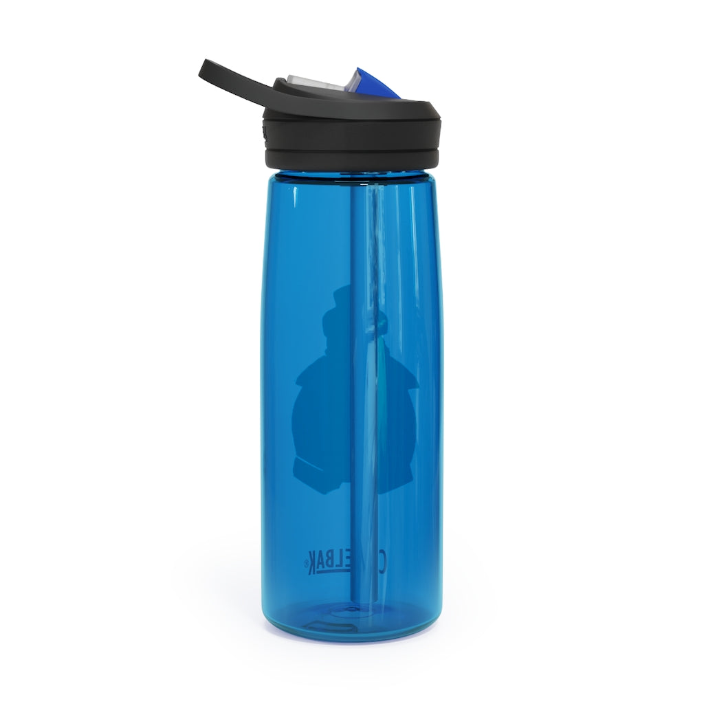 Dragon Potion CamelBak Eddy® Water Bottle in vibrant design, available in 20oz and 25oz sizes, showcasing its spill-proof biting valve and easy-carry handle.