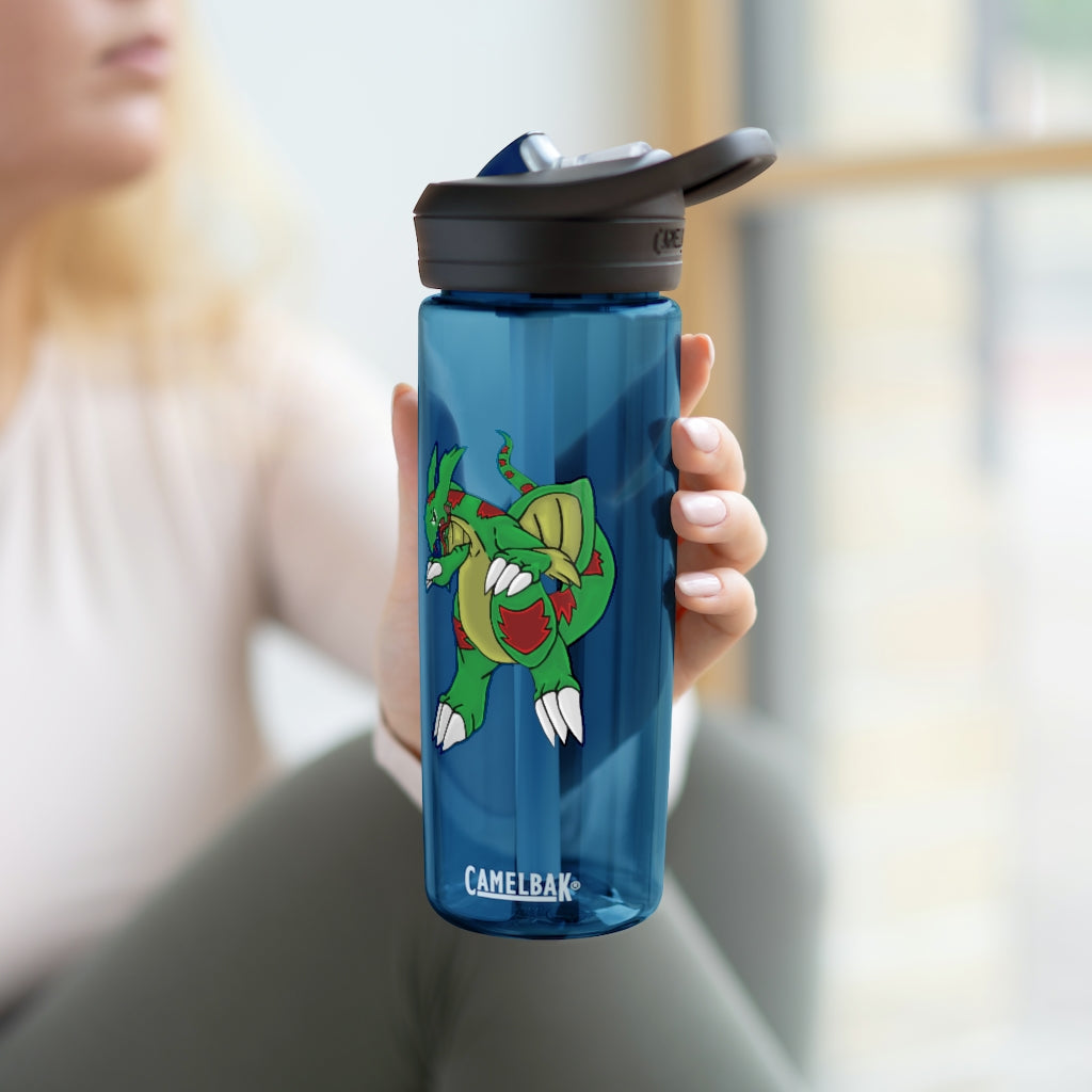 Draggor CamelBak Eddy® Water Bottle in 20oz and 25oz sizes, showcasing its durable Tritan™ material and spill-proof design.