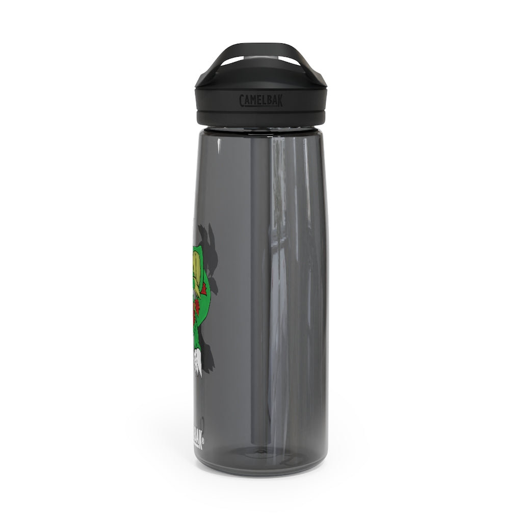 Draggor CamelBak Eddy® Water Bottle in 20oz and 25oz sizes, showcasing its durable Tritan™ material and spill-proof design.