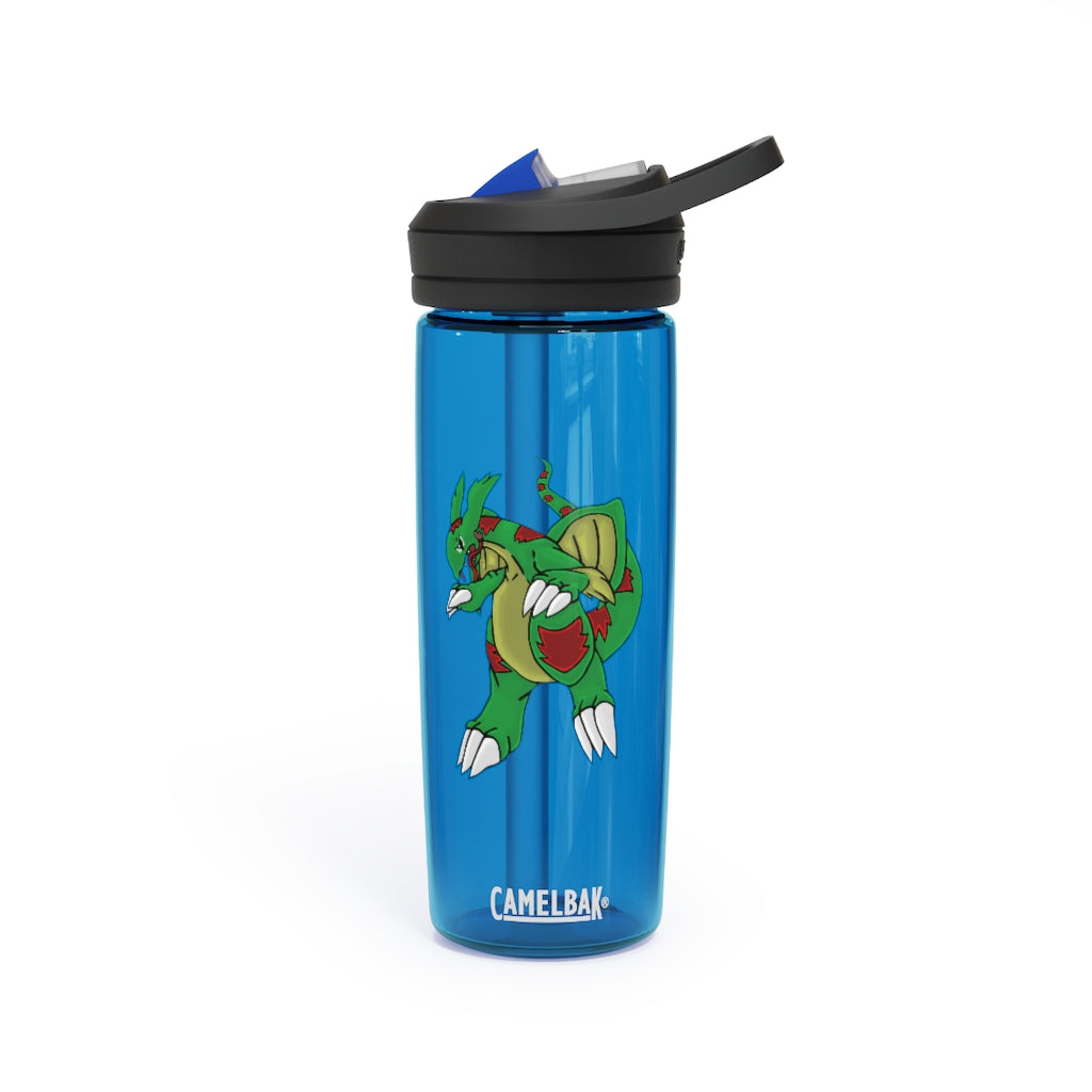 Draggor CamelBak Eddy® Water Bottle in 20oz and 25oz sizes, showcasing its durable Tritan™ material and spill-proof design.