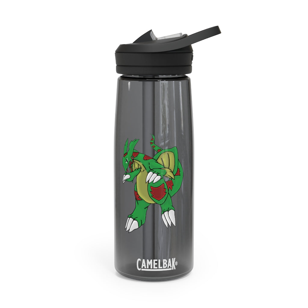 Draggor CamelBak Eddy® Water Bottle in 20oz and 25oz sizes, showcasing its durable Tritan™ material and spill-proof design.