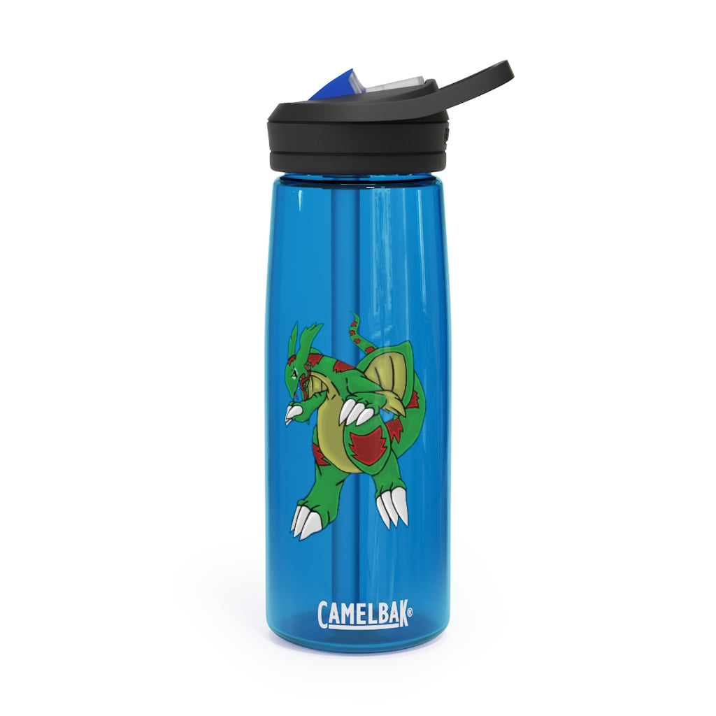 Draggor CamelBak Eddy® Water Bottle in 20oz and 25oz sizes, showcasing its durable Tritan™ material and spill-proof design.