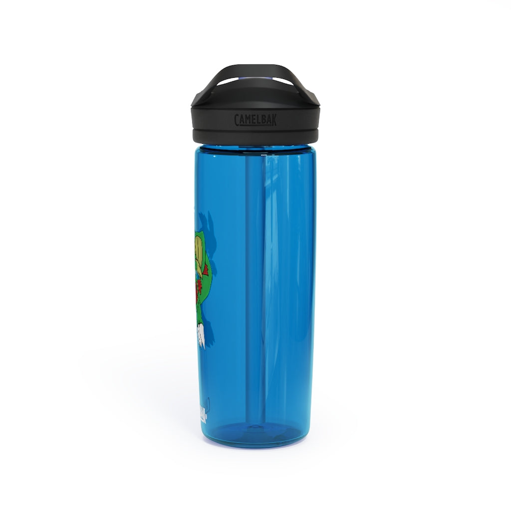 Draggor CamelBak Eddy® Water Bottle in 20oz and 25oz sizes, showcasing its durable Tritan™ material and spill-proof design.
