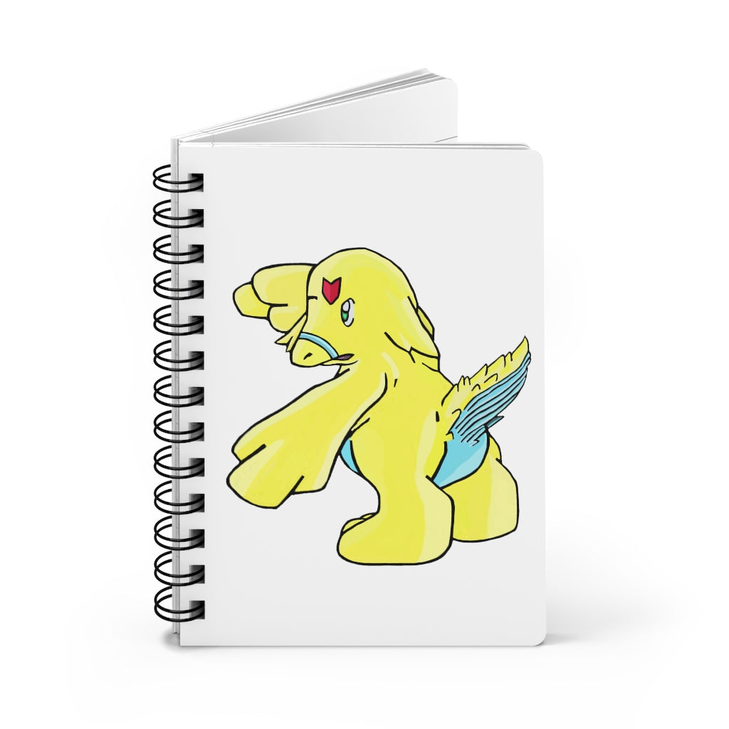 Ductil Spiral Bound Journal with glossy laminated cover and lined pages, showcasing a stylish design.