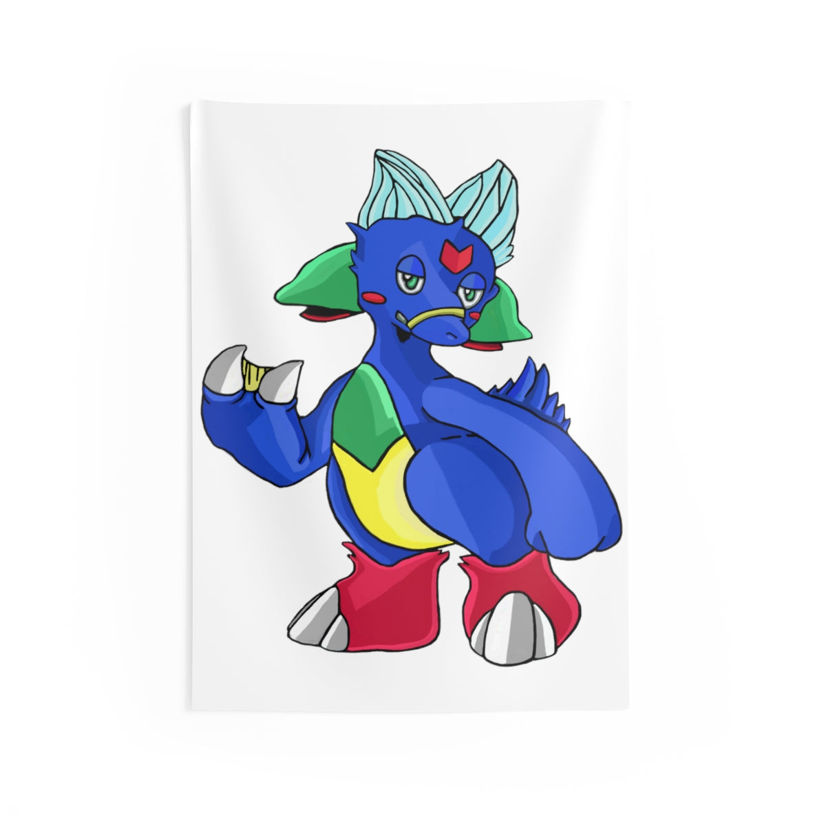 A vibrant Duldi Indoor Wall Tapestry showcasing intricate designs and colors, perfect for home decor.