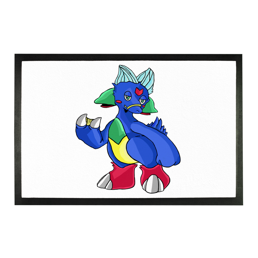 Duldi Sublimation Doormat showcasing a customizable design on a durable rubber surface, perfect for home or business entryways.