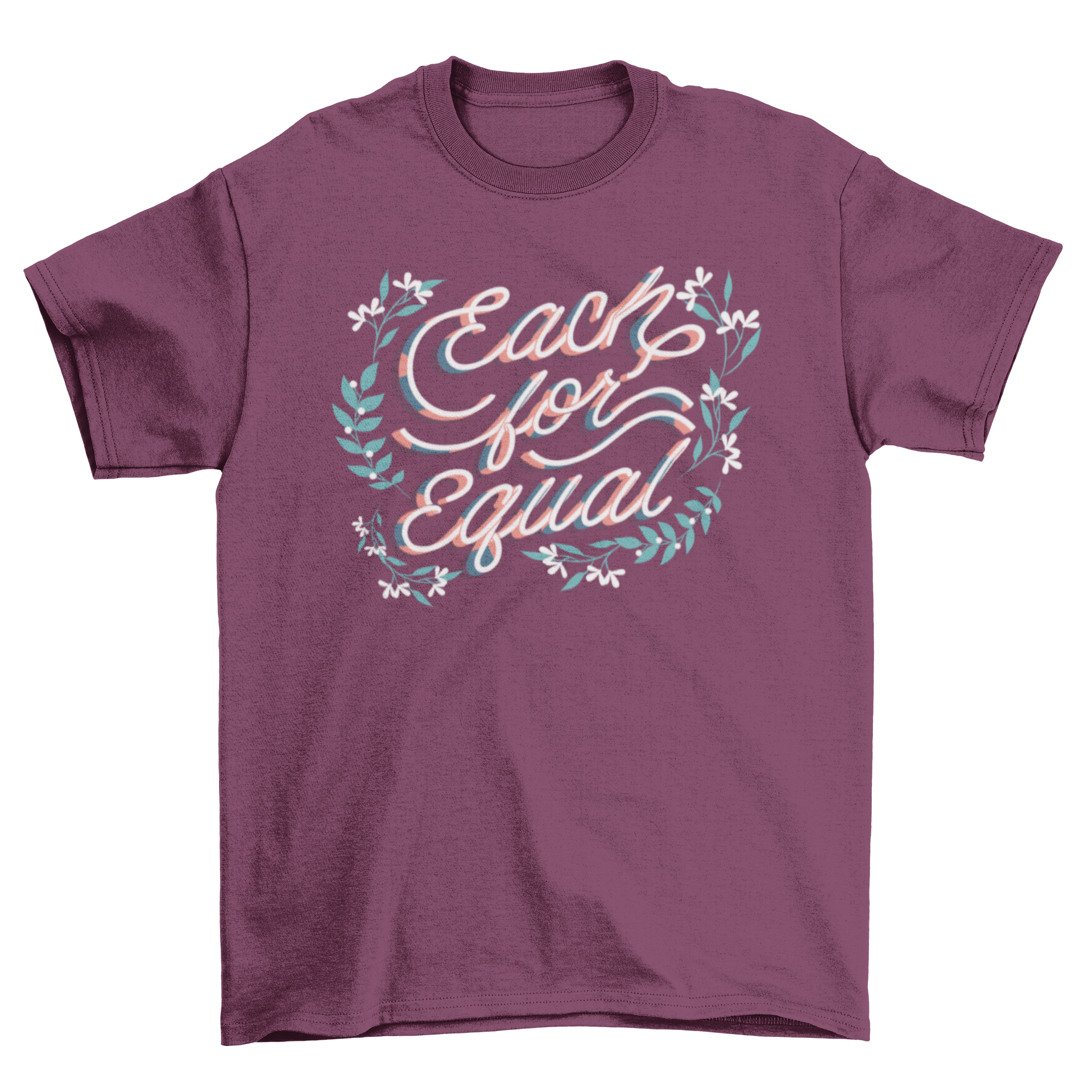 Each for Equal t-shirt featuring an empowering quote for Women's Day, designed for comfort and style.
