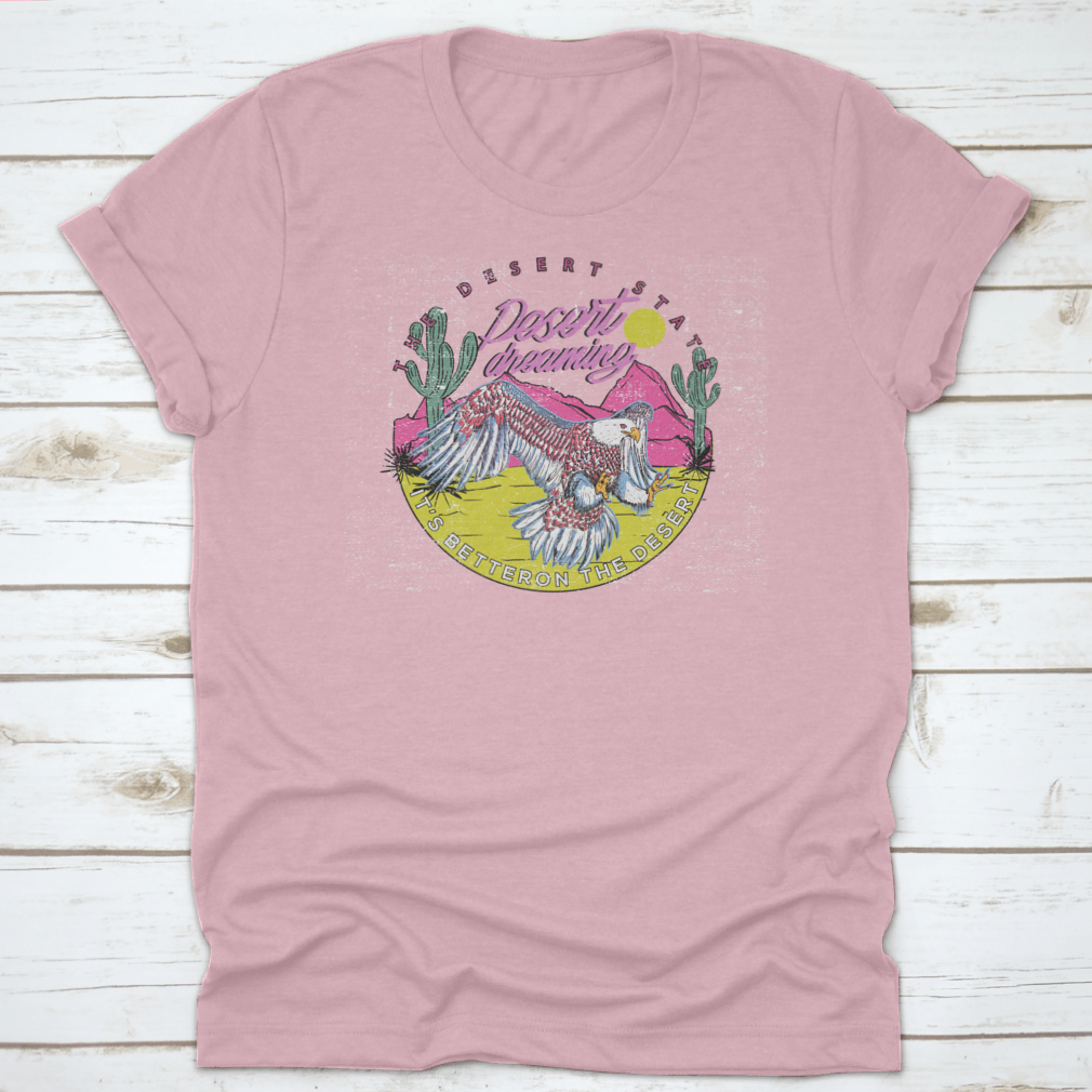 A stylish Eagle Animal Flying T-shirt featuring a unique design, perfect for nature enthusiasts and casual wear.