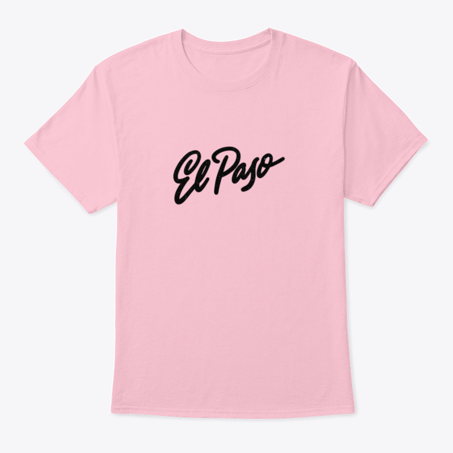 El Paso Handwritten City Name Shirt Design featuring a stylish handwritten font on a comfortable cotton fabric.