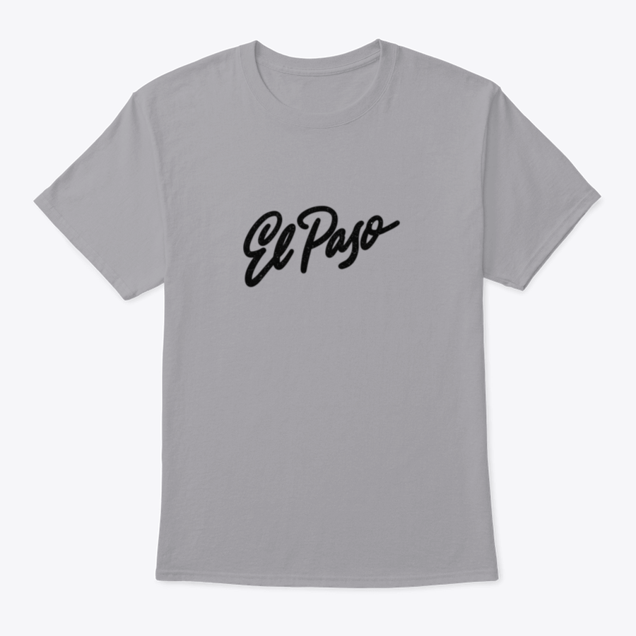 El Paso Handwritten City Name Shirt Design featuring a stylish handwritten font on a comfortable cotton fabric.