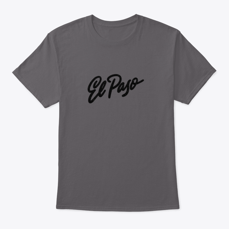 El Paso Handwritten City Name Shirt Design featuring a stylish handwritten font on a comfortable cotton fabric.