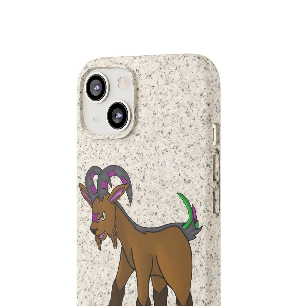 Elkwok Biodegradable Case made from plant-based materials, featuring a slim design and precise cutouts for connectivity.