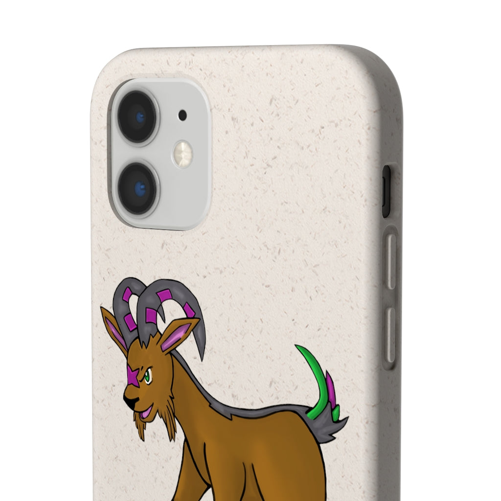 Elkwok Biodegradable Case made from plant-based materials, featuring a slim design and precise cutouts for connectivity.