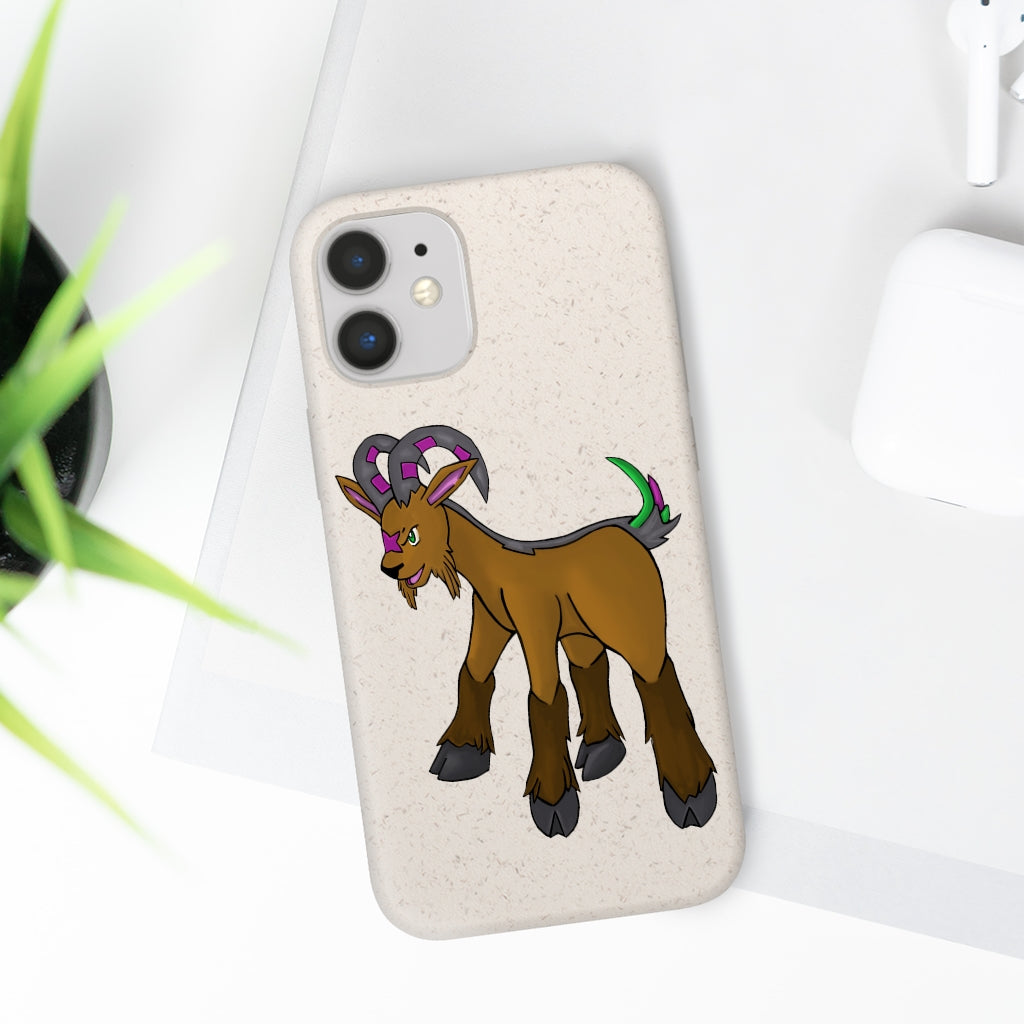 Elkwok Biodegradable Case made from plant-based materials, featuring a slim design and precise cutouts for connectivity.