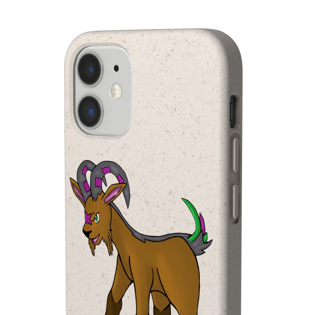 Elkwok Biodegradable Case made from plant-based materials, featuring a slim design and precise cutouts for connectivity.