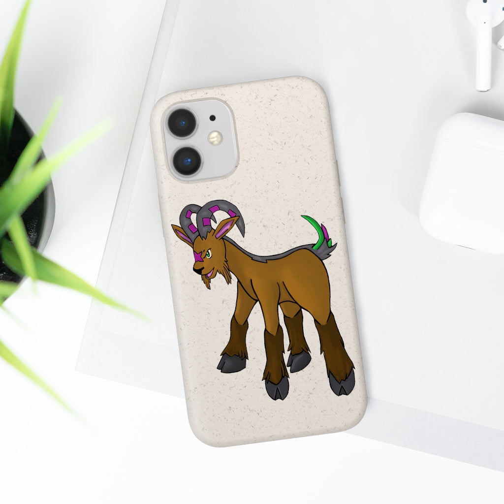 Elkwok Biodegradable Case made from plant-based materials, featuring a slim design and precise cutouts for connectivity.