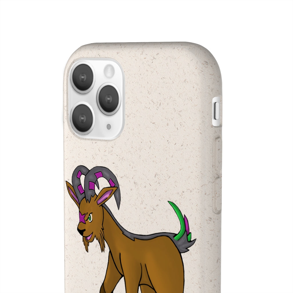 Elkwok Biodegradable Case made from plant-based materials, featuring a slim design and precise cutouts for connectivity.