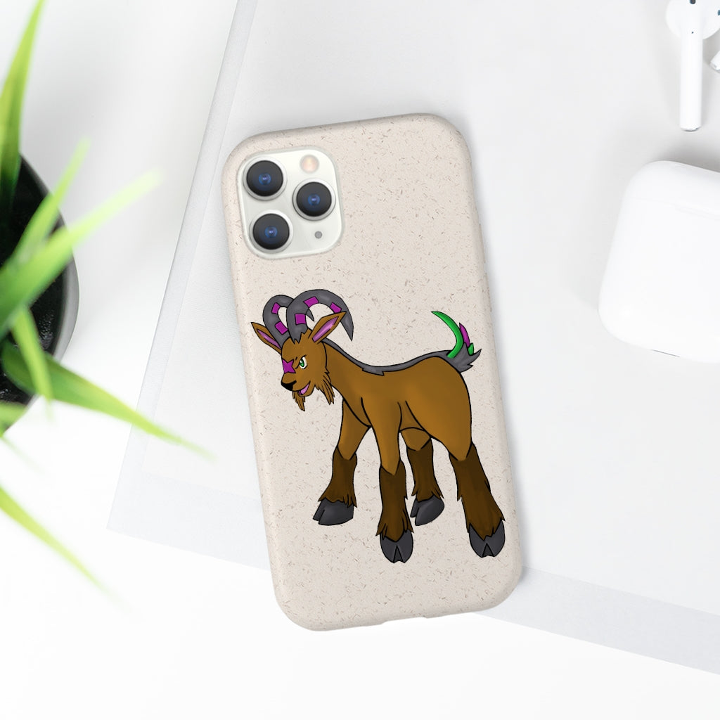 Elkwok Biodegradable Case made from plant-based materials, featuring a slim design and precise cutouts for connectivity.