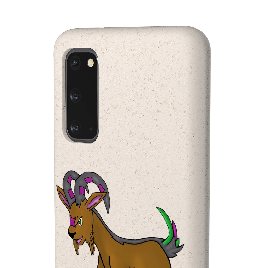 Elkwok Biodegradable Case made from plant-based materials, featuring a slim design and precise cutouts for connectivity.