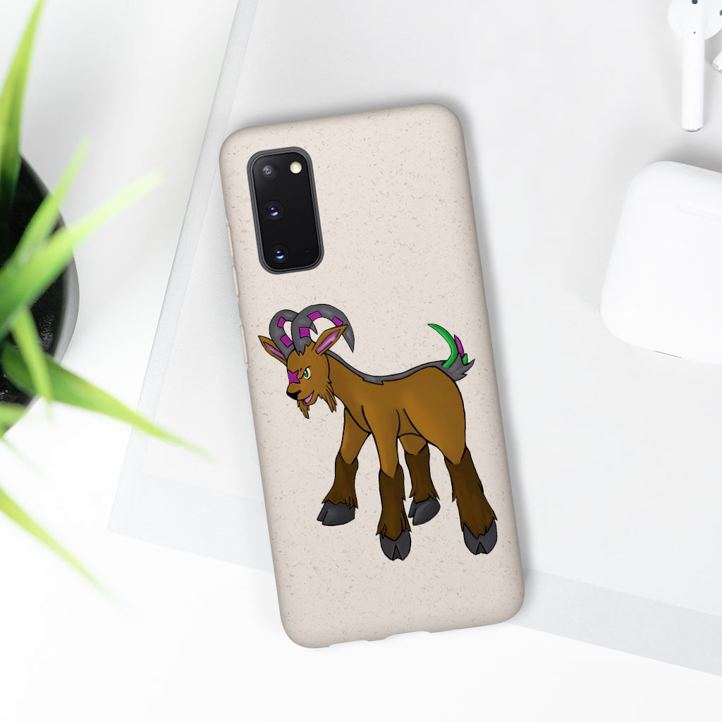 Elkwok Biodegradable Case made from plant-based materials, featuring a slim design and precise cutouts for connectivity.