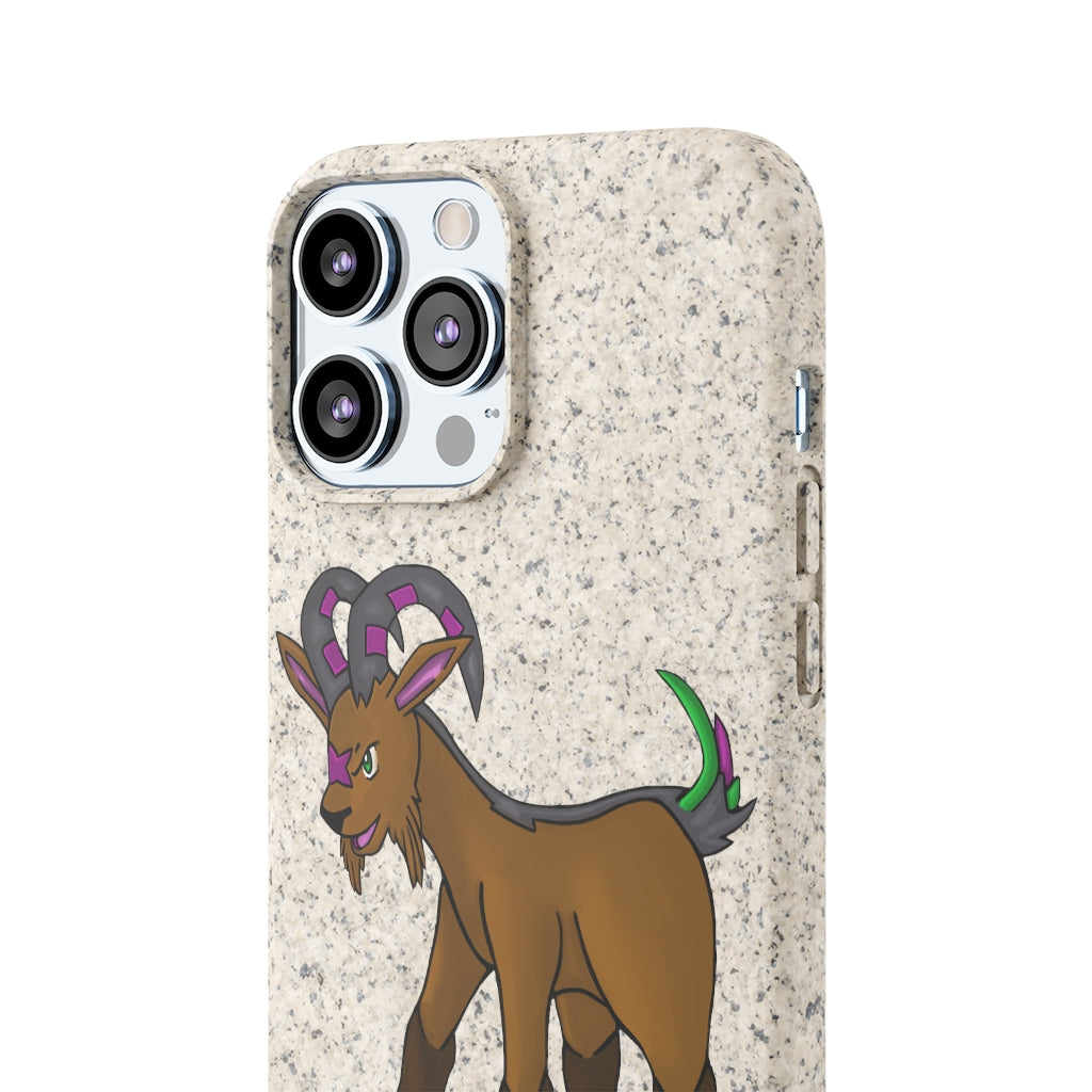 Elkwok Biodegradable Case made from plant-based materials, featuring a slim design and precise cutouts for connectivity.