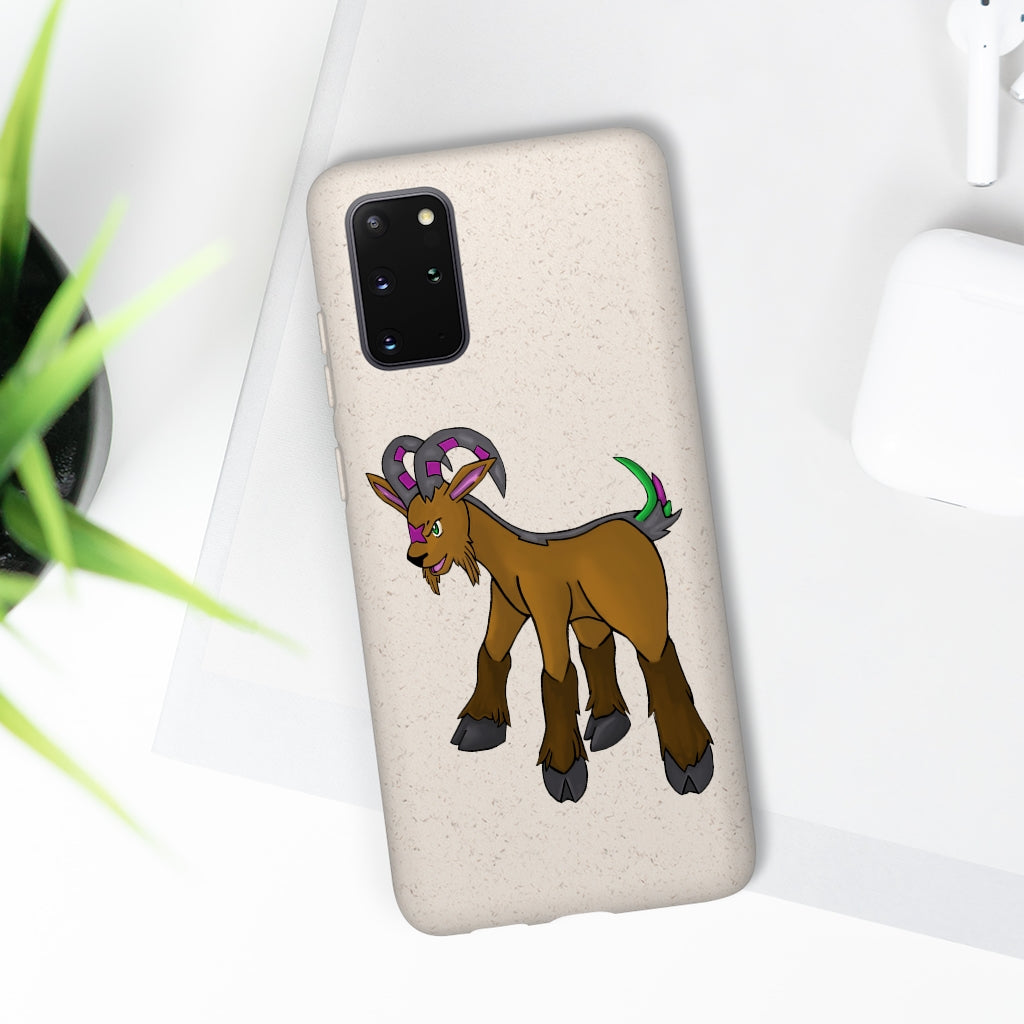 Elkwok Biodegradable Case made from plant-based materials, featuring a slim design and precise cutouts for connectivity.