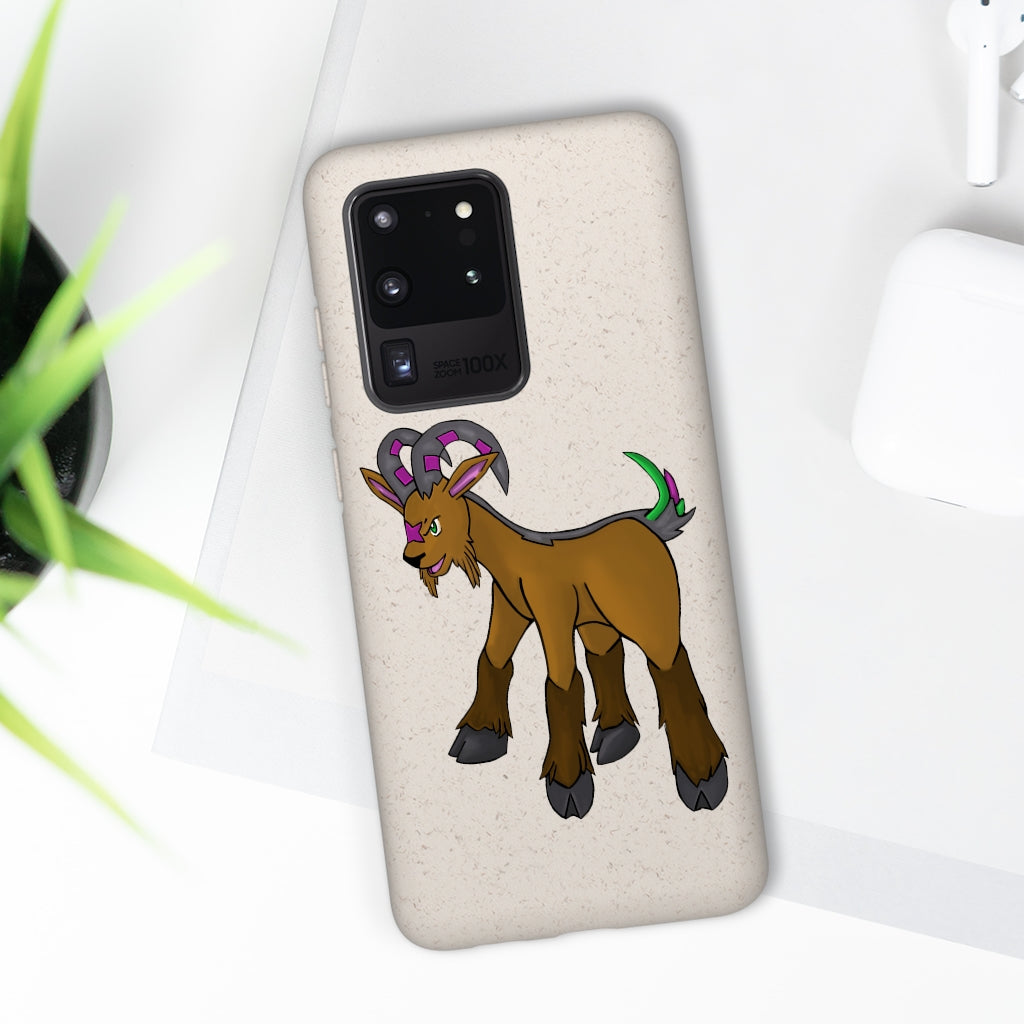 Elkwok Biodegradable Case made from plant-based materials, featuring a slim design and precise cutouts for connectivity.