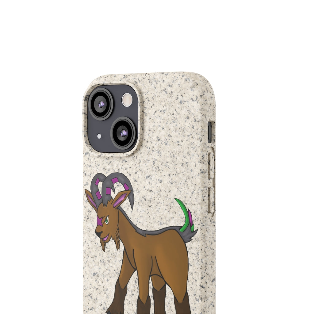 Elkwok Biodegradable Case made from plant-based materials, featuring a slim design and precise cutouts for connectivity.